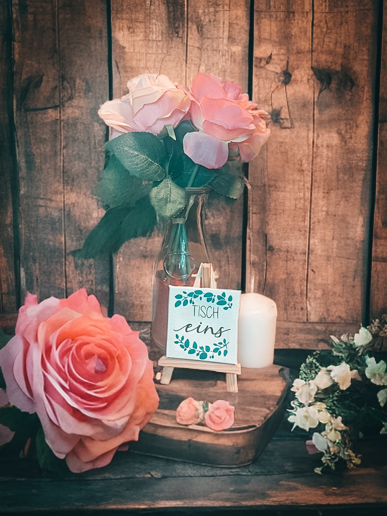 Staffelei „Hochzeitstisch“