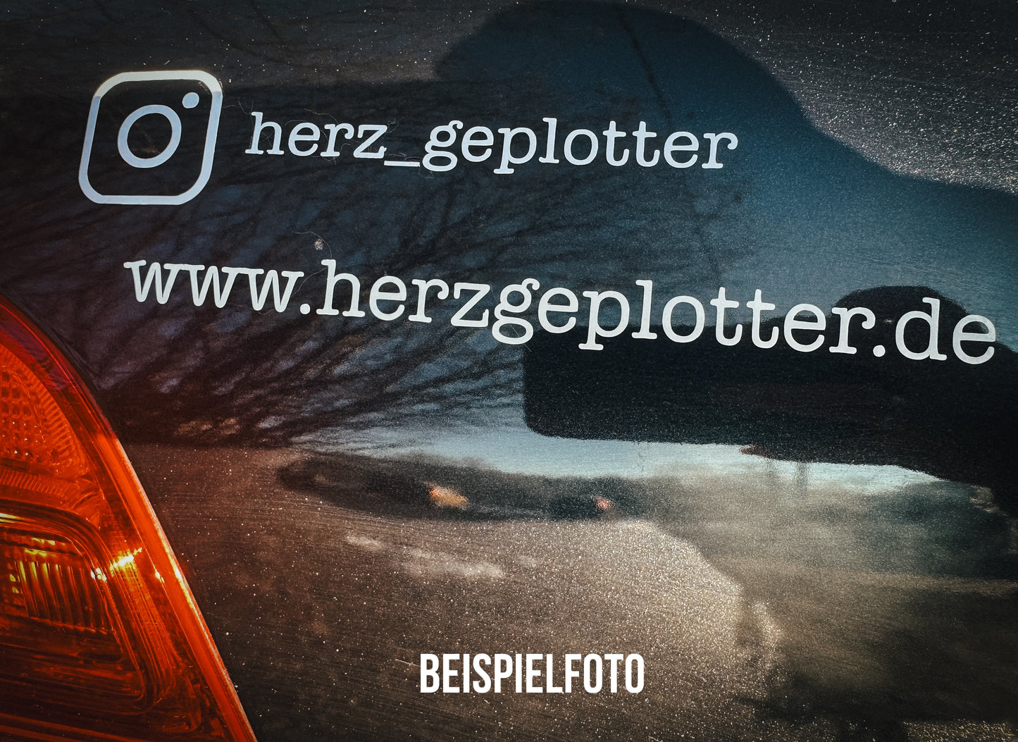 Schriftzug nach Wunsch