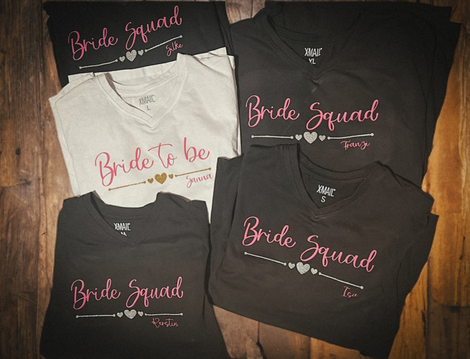 T-Shirt „Bride Squad“