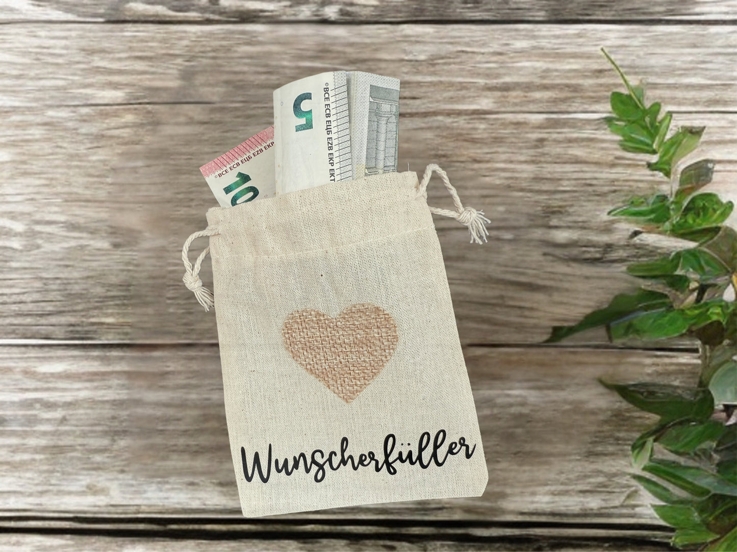 Geschenksäckchen mit praktischem Zugband