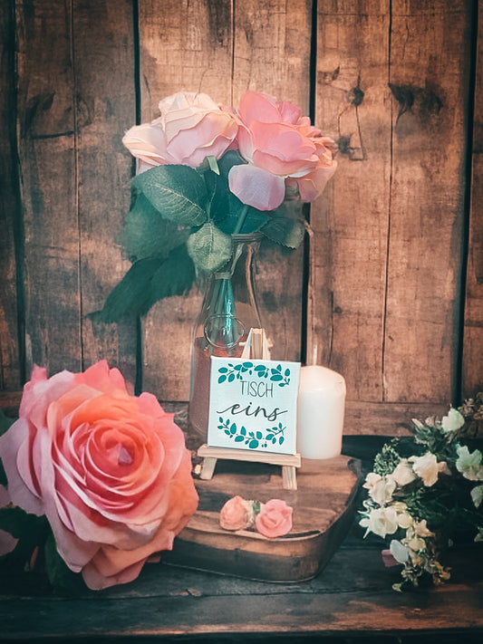 Staffelei „Hochzeitstisch“