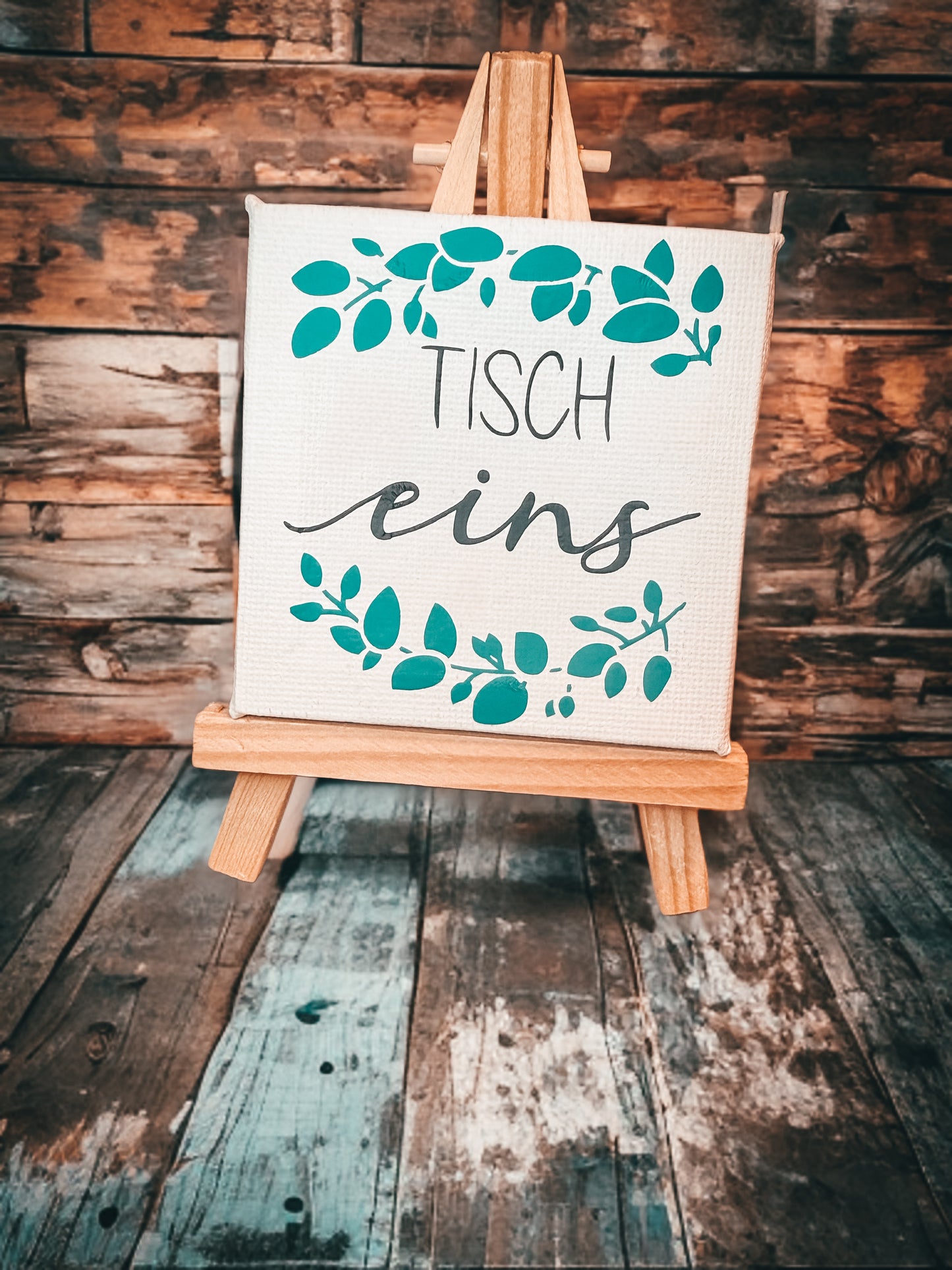 Staffelei „Hochzeitstisch“