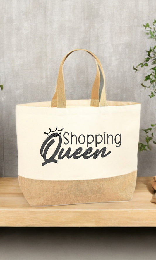 Jute-Canvas-Tasche personalisiert