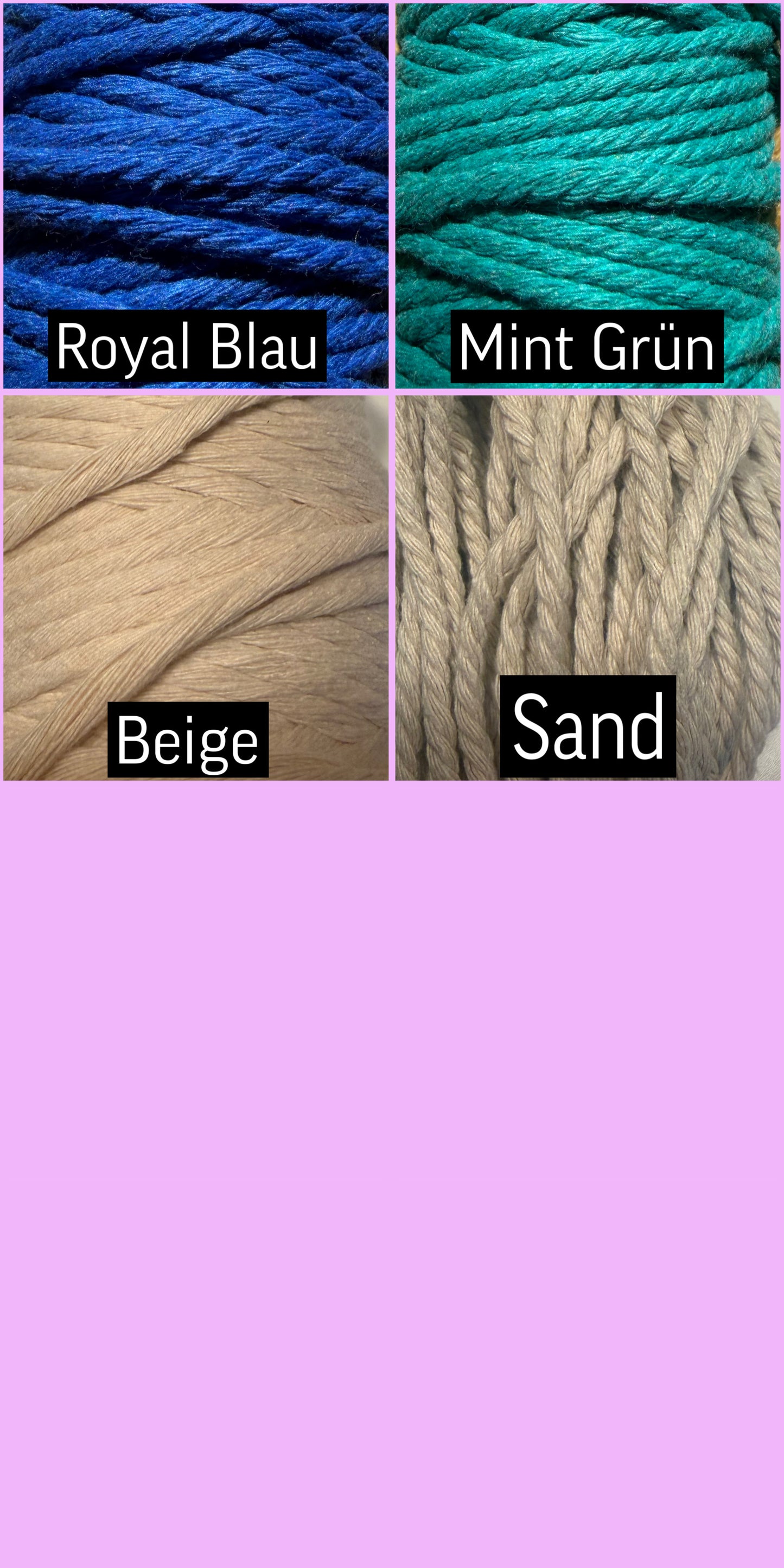 Personalisierter Makramee-Wandhänger | Boho-Deko mit Wunschtext