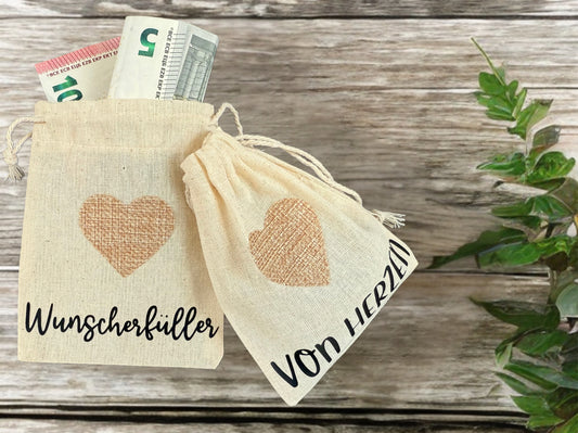 Geschenksäckchen mit praktischem Zugband