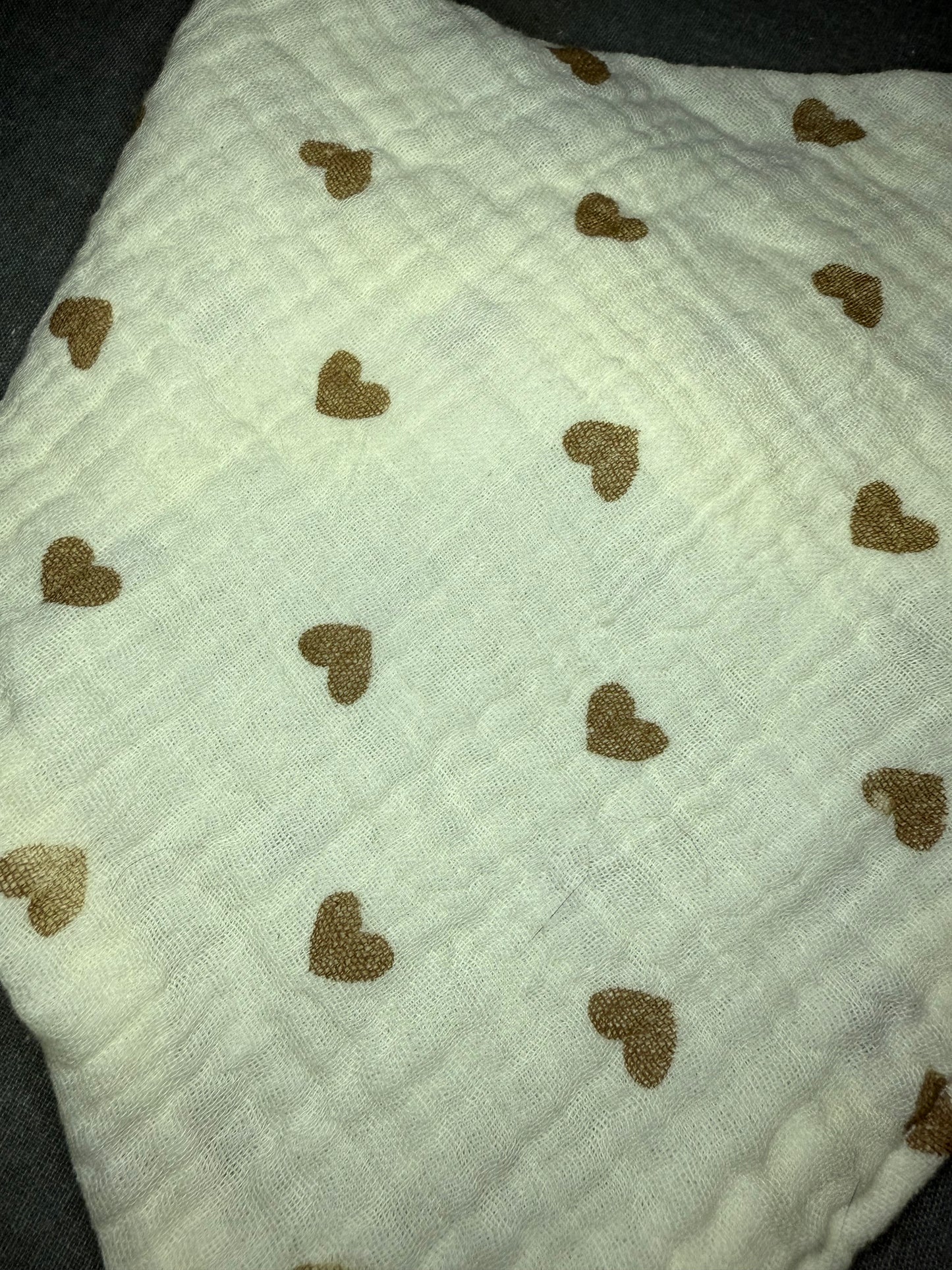 Musselin Dreieckstuch personalisiert